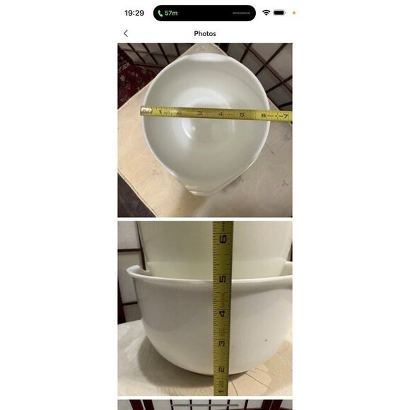 Mixing bowls 14 18 20 Liter Plastic Lot of 3 - Picture 8 of 12